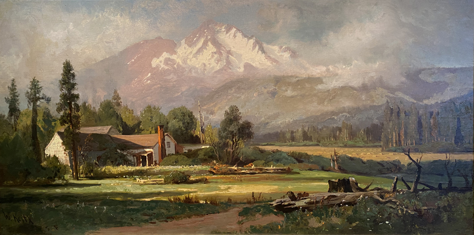William Keith 1838-1911, Mount Lyell, Yosemite, c1880, Crocker Art Museum, Wendy Willrich Collection